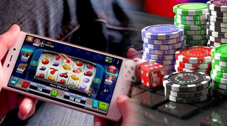 Meja permainan kartu casino dengan dealer live di studio modern